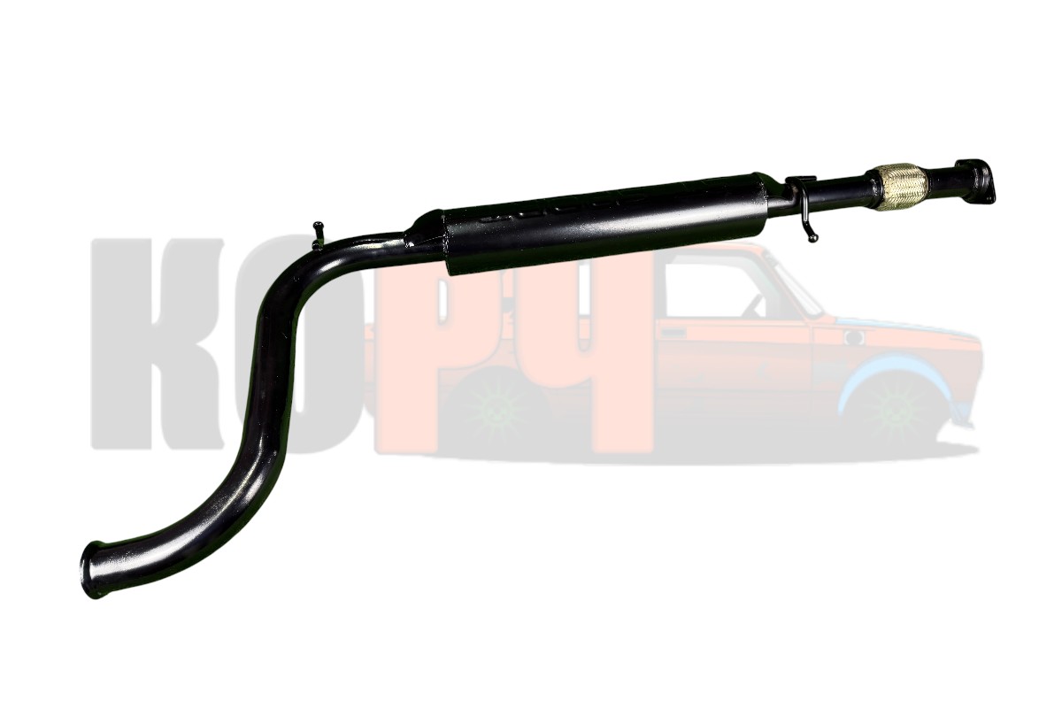 Резонатор St Sport для а/м ВАЗ Калина, Калина 2, Гранта, Datsun (под паук) с гофрой