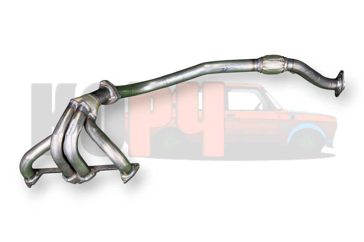 Выпускной коллектор / паук 4-1 St Sport 8V для а/м ВАЗ 2101, ВАЗ 2103, ВАЗ 2104, ВАЗ 2105, ВАЗ 2106, ВАЗ 2107 с гофрой